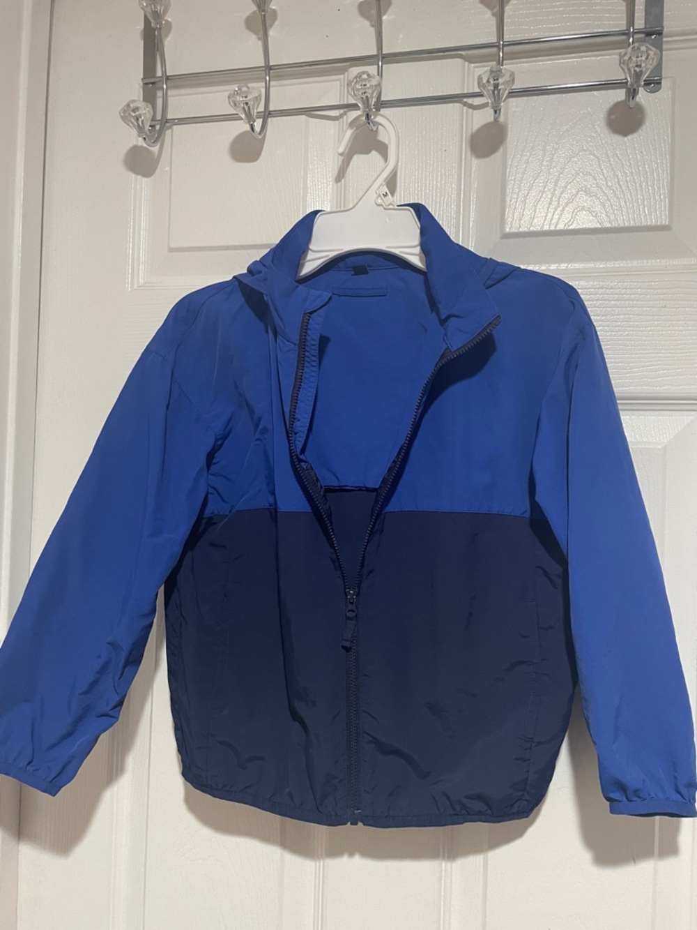 Uniqlo Kids Two-Tone Blue Raincoat All weather coat 5-6